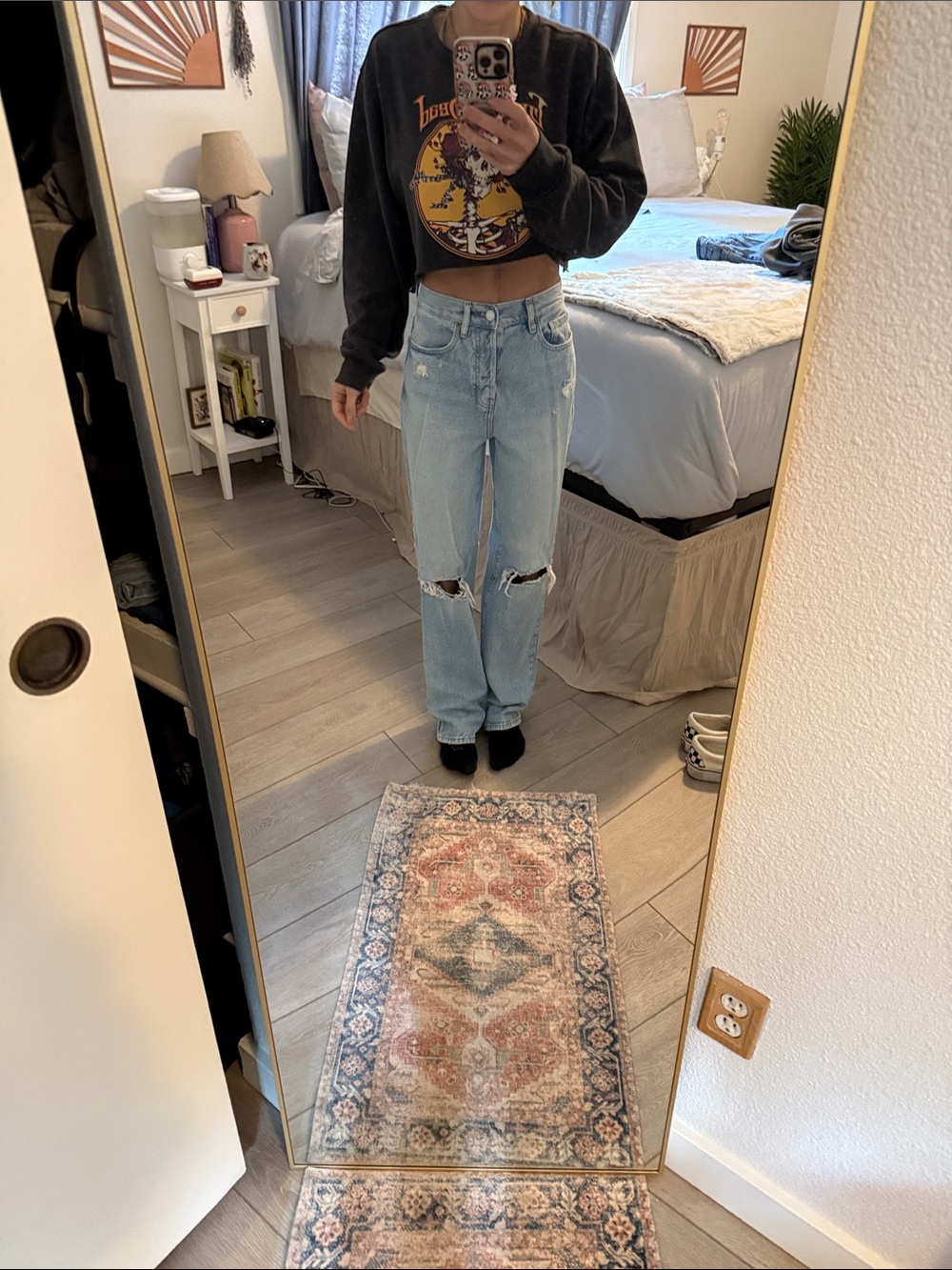 PacSun Light Blue Distressed Boyfriend Jeans